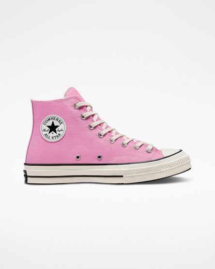 Tenisi Inalti Barbati Converse Chuck 70 Vintage Panza Roz Negrii | RO KVGYI854